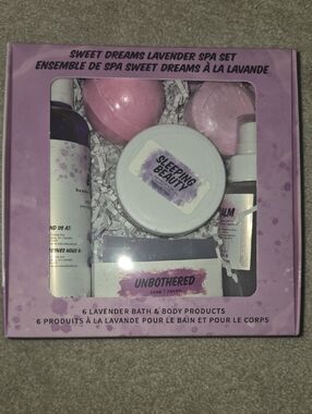 Lavender Spa Set - Lavender/Pink